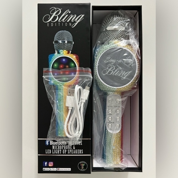 Sing-Along Bling Bluetooth Karaoke Microphone - Picture 6 of 6